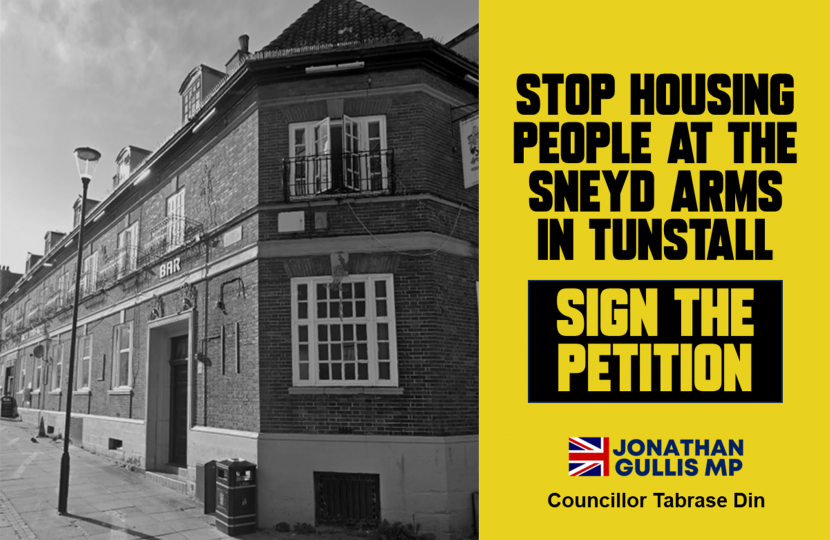 Sneyd Arms Petition