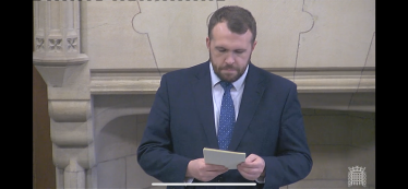 Jonathan speaking in Westminster Hall debate